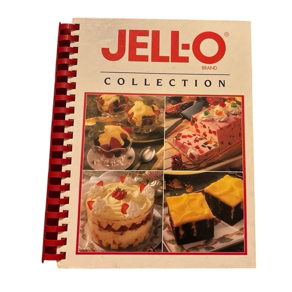 Cookbook Jell-O Collection Spiral Bound Recipes Desserts‎ ISBN 0785379525